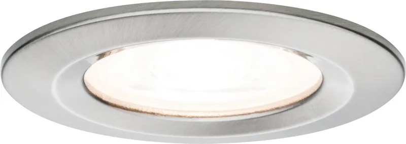 935.99 - Recessed lighting spot - GU10 - 1 bulb(s) - 460 lm - 230 V - Silver de Paulmann en Geborsteld staal – photo produit