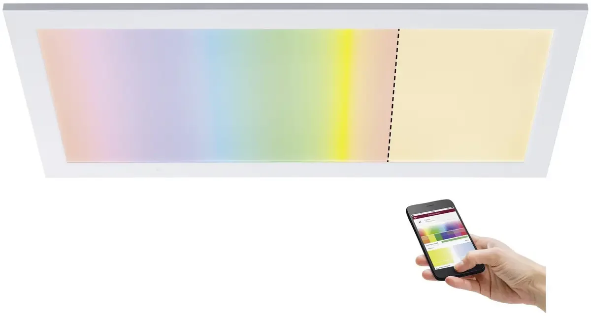 Amaris 79808 LED-paneel 22 W Warmwit Wit (mat) de Paulmann en Blanc – photo produit
