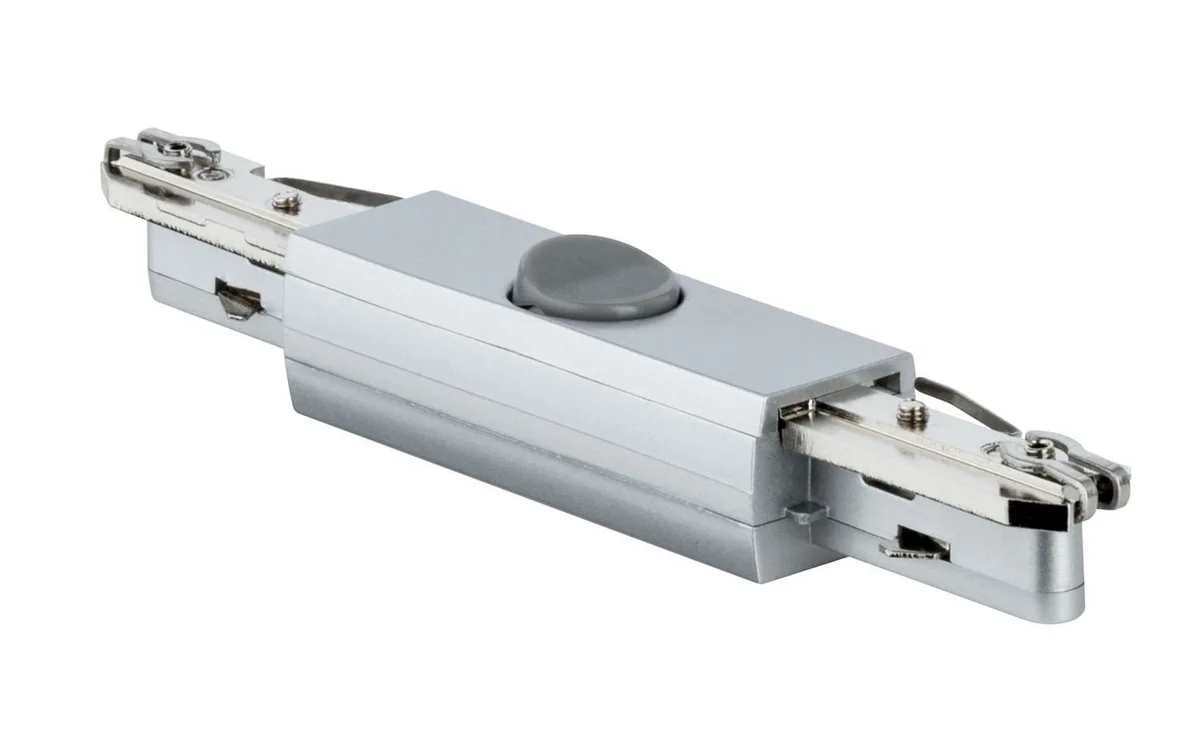 Deckenleuchten 95282 Paulmann URail Rail-Switch max. 500W Chrom matt 230V Kunststoff, 95282 Paulmann URail Rail-Switch max. 500W Chrom matt 230V Kunststoff by Paulmann – product photo