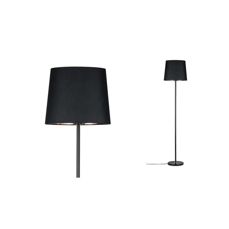 Neordic Enja 79612 Lampe sur pied LED E27 20 W noir, cuivre de Paulmann – photo produit