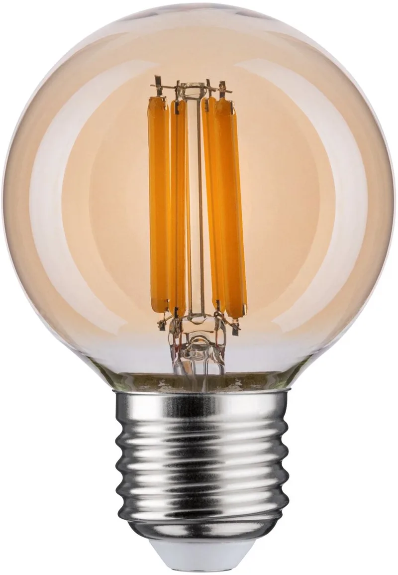 Filament 230 V LED Globe G60 E27 780lm 7W 2700K Goud von Paulmann – Produktfoto