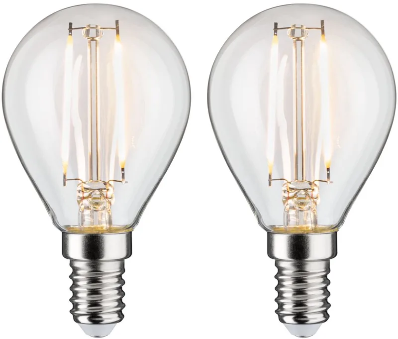 Filament 230 V LED-kogellamp E14 2x250lm 2x2,7W 2700K Helder de Paulmann – photo produit