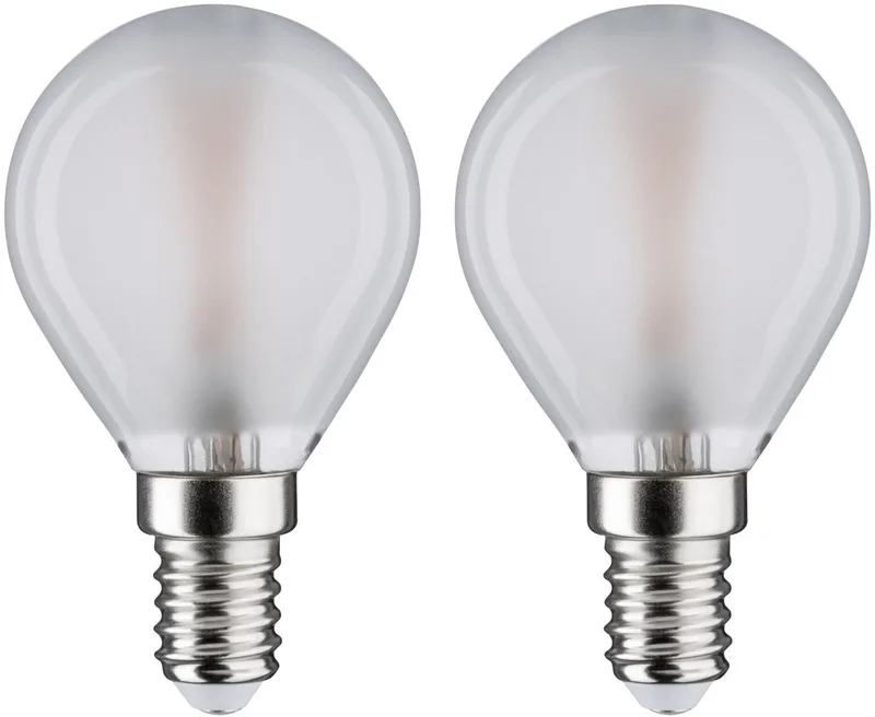 Filament 230 V LED-kogellamp E14 2x250lm 2x3W 2700K Mat van Paulmann – productfoto