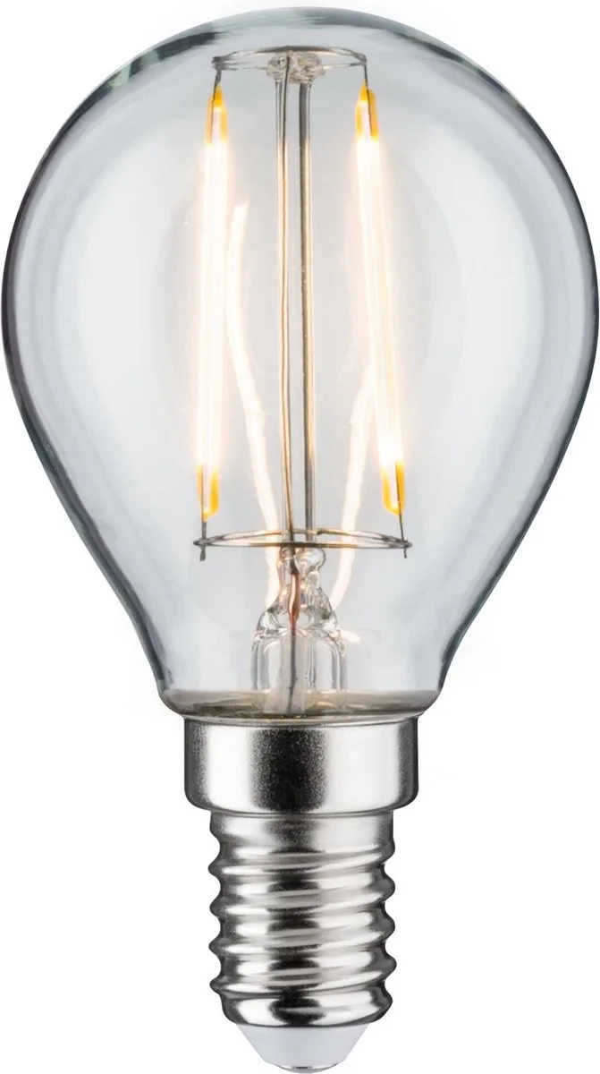 Filament 230 V LED-kogellamp E14 470lm 4,8W 2700K dimbaar Helder by Paulmann – product photo