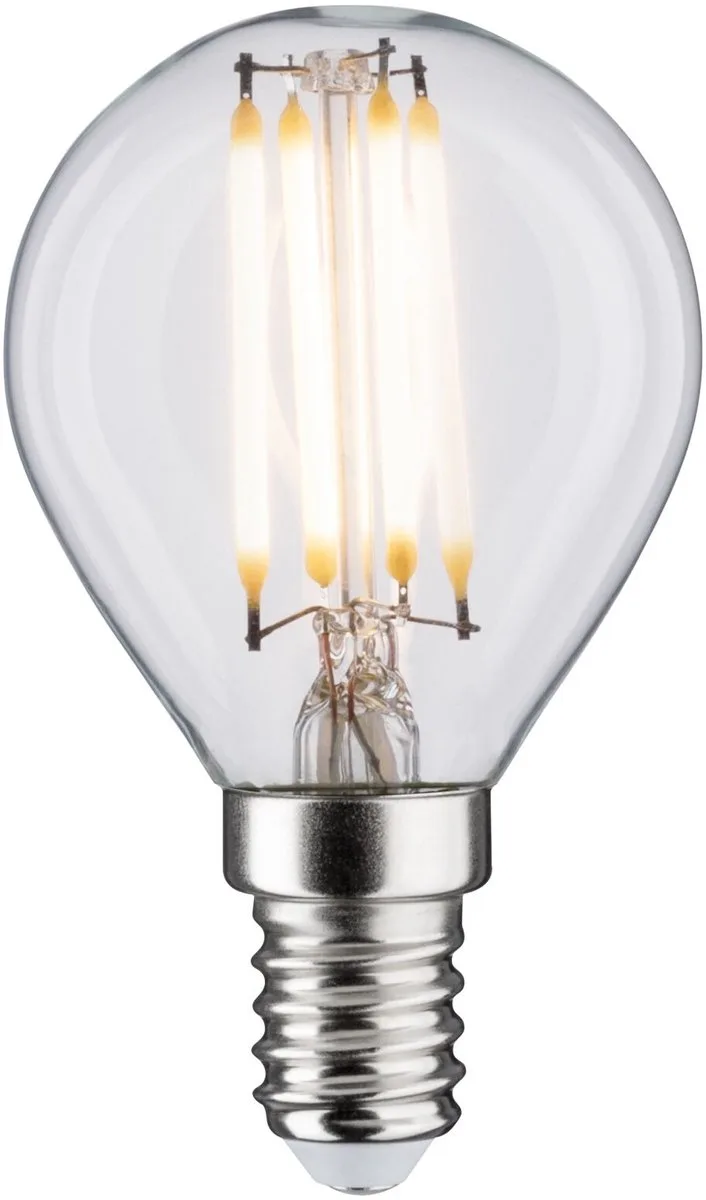 Filament 230 V LED-kogellamp E14 470lm 5W 2700K Helder de Paulmann – photo produit