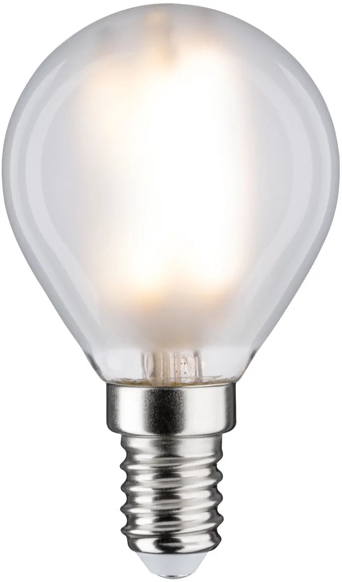 Filament 230 V LED-kogellamp E14 470lm 5W 2700K Mat de Paulmann – photo produit