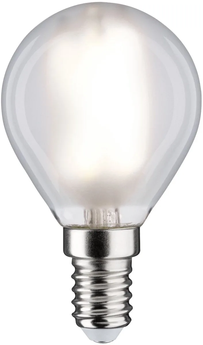 Filament 230 V LED-kogellamp E14 806lm 5,9W 2700K dimbaar Mat de Paulmann – photo produit