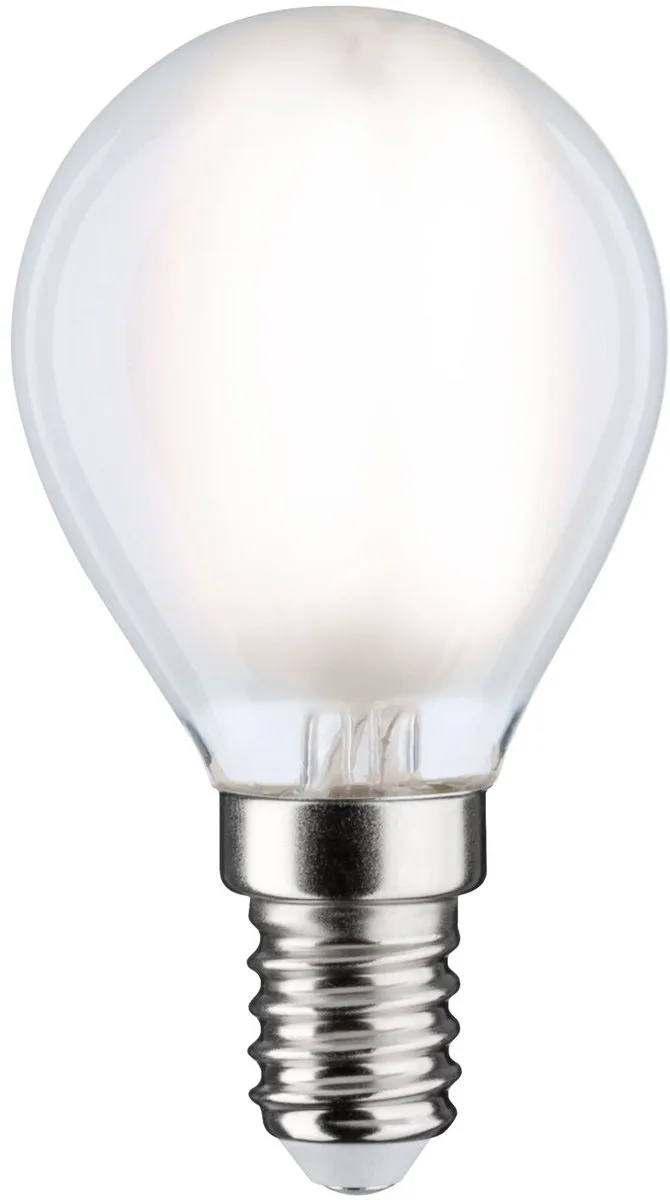 Filament 230 V LED-kogellamp E14 806lm 6,5W 4000K Mat de Paulmann – photo produit