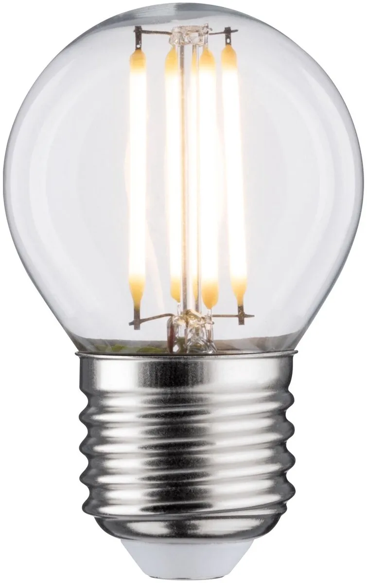 Filament 230 V LED-kogellamp E27 470lm 5W 2700K Helder de Paulmann – photo produit