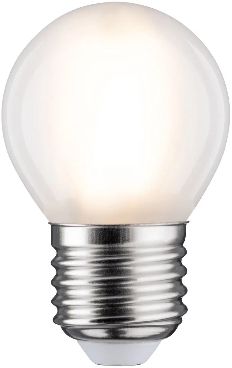 Filament 230 V LED-kogellamp E27 470lm 5W 2700K Mat de Paulmann – photo produit