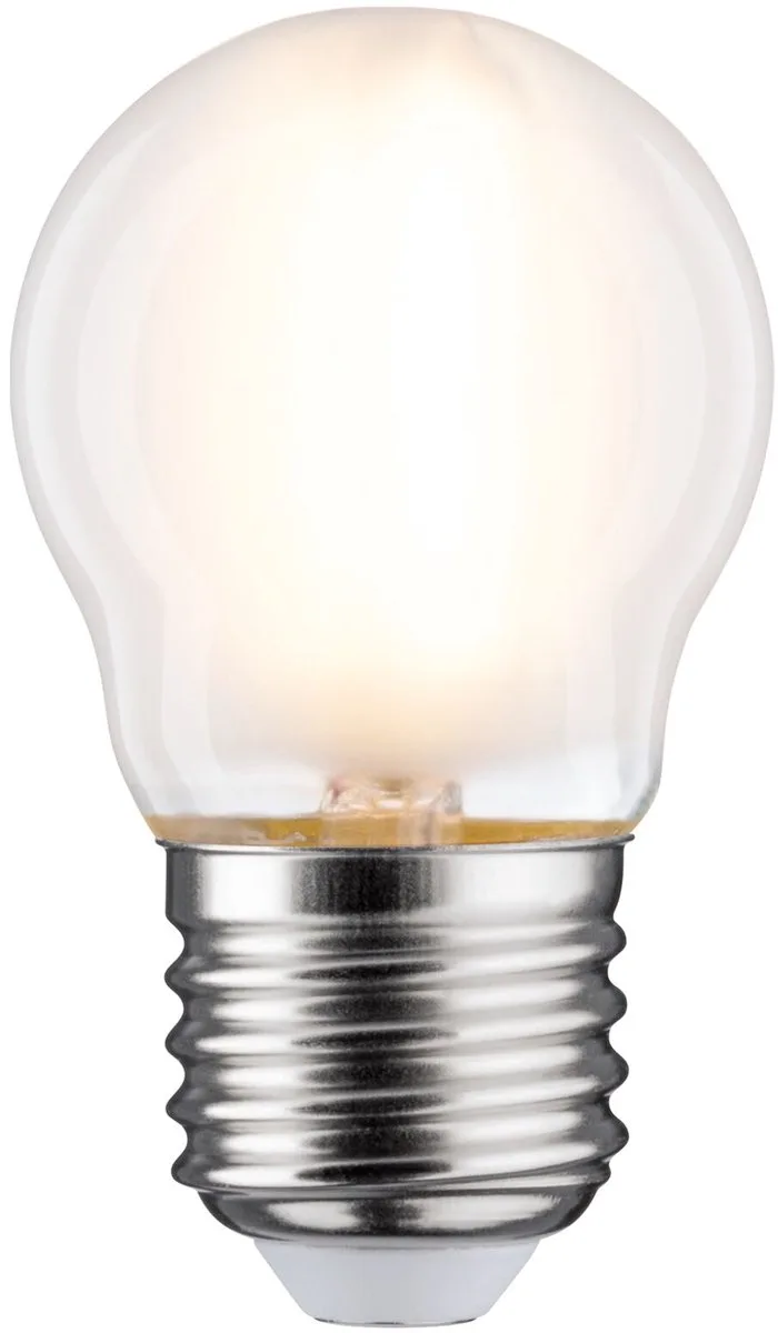 Filament 230 V LED-kogellamp E27 806lm 6,5W 2700K Mat fra Paulmann – produktbillede