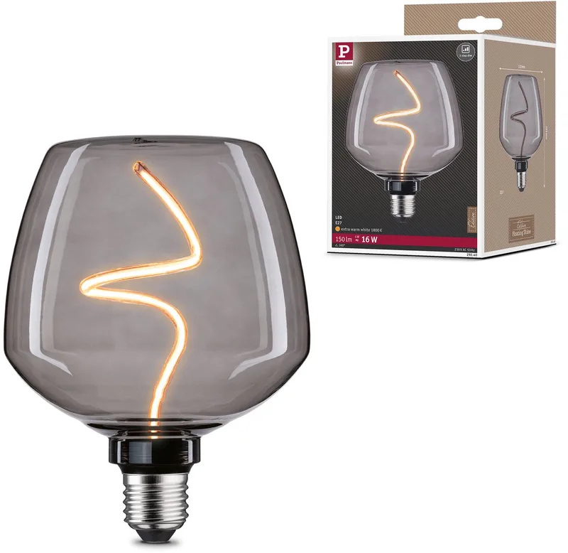 Paulmann 29240 LED E27 forme de globe 4 W ambré (Ø x H) 123 mm x 163 mm 1 pc(s) de Paulmann – photo produit