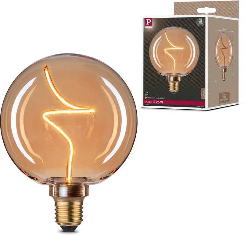 Paulmann 29237 LED E27 forme de globe 4 W ambré (Ø x H) 125 mm x 164 mm 1 pc(s) de Paulmann – photo produit
