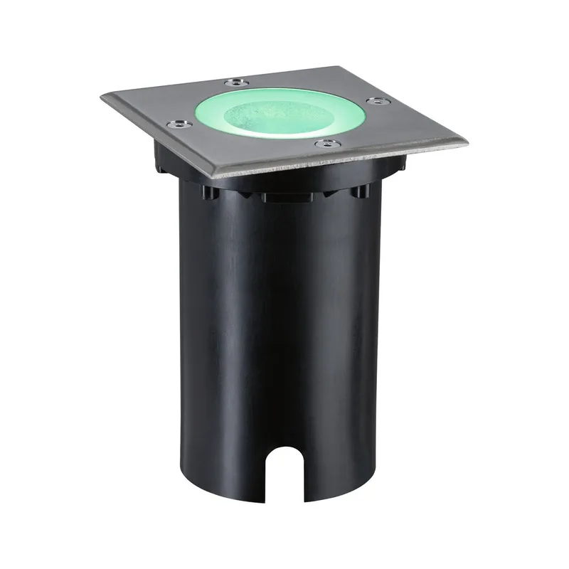 Floor Buiten Begraven Spot Square IP67 SWR Geborsteld Iron/Alu de Paulmann – photo produit
