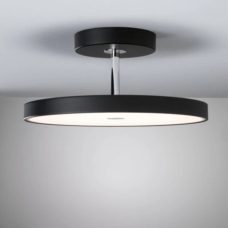 Hildor LED Plafonnier 3-step Dim. Matt Noir de Paulmann en Mat zwart, Chrome, Blanc – photo produit