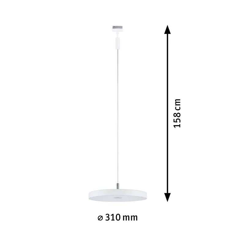 Hildor LED-railspot URail 15W LED wit från Paulmann – produktbild 3 av 3