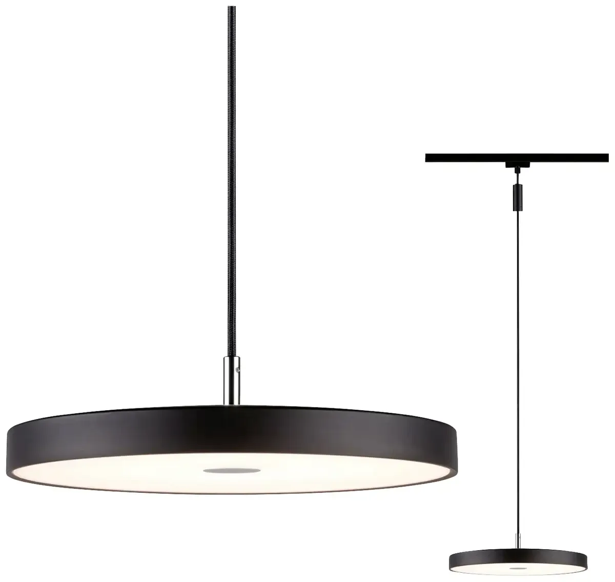 Hildor Spot LED sur rail URail 15 W LED noir (mat) de Paulmann en Noir – photo produit