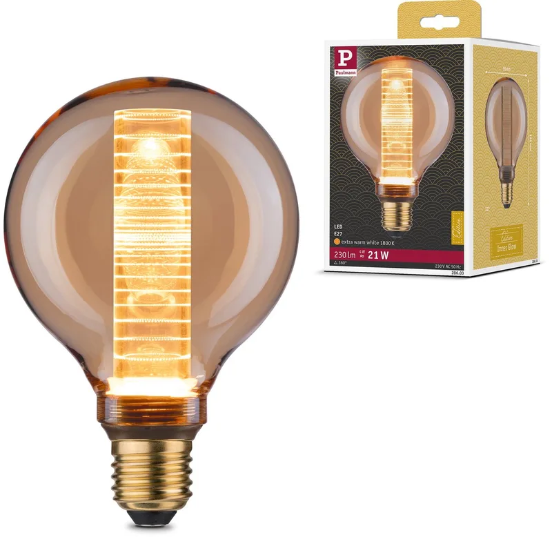 Paulmann 28603 LED E27 4 W or (Ø x H) 95 mm x 145 mm 1 pc(s) de Paulmann – photo produit