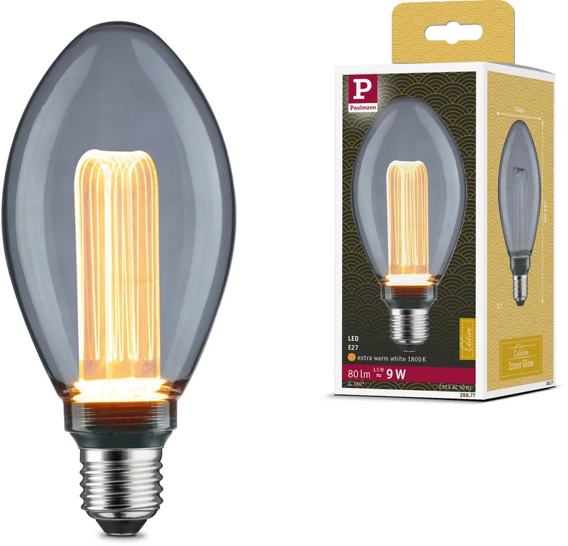Paulmann 28877 LED E27 forme de flamme 3.5 W = 9 W or (Ø x H) 75 mm x 164 mm 1 pc(s) de Paulmann – photo produit