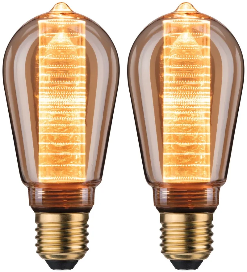 Inner Glow Edition LED-kolf Binnenkolf ringpatroon E27 230V 2x230lm 2x4W 1800K Goud de Paulmann – photo produit