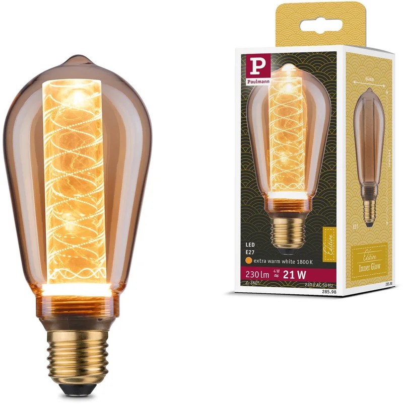 Paulmann 28598 LED E27 4 W or (Ø x H) 64 mm x 145 mm 1 pc(s) de Paulmann – photo produit