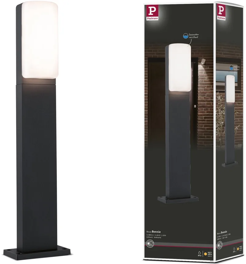 Borne lumineuse à LED Paulmann 94852 Bonnie LED LED intégrée 8.5 W anthracite de Paulmann en Anthracite – photo produit