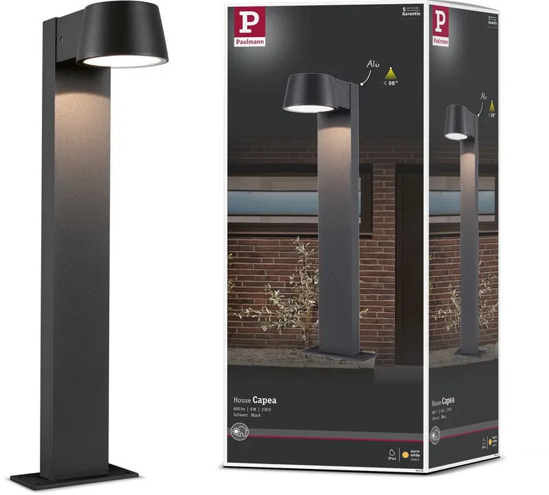 Capea LED-Sockelleuchte von Paulmann in Anthrazit – Produktfoto