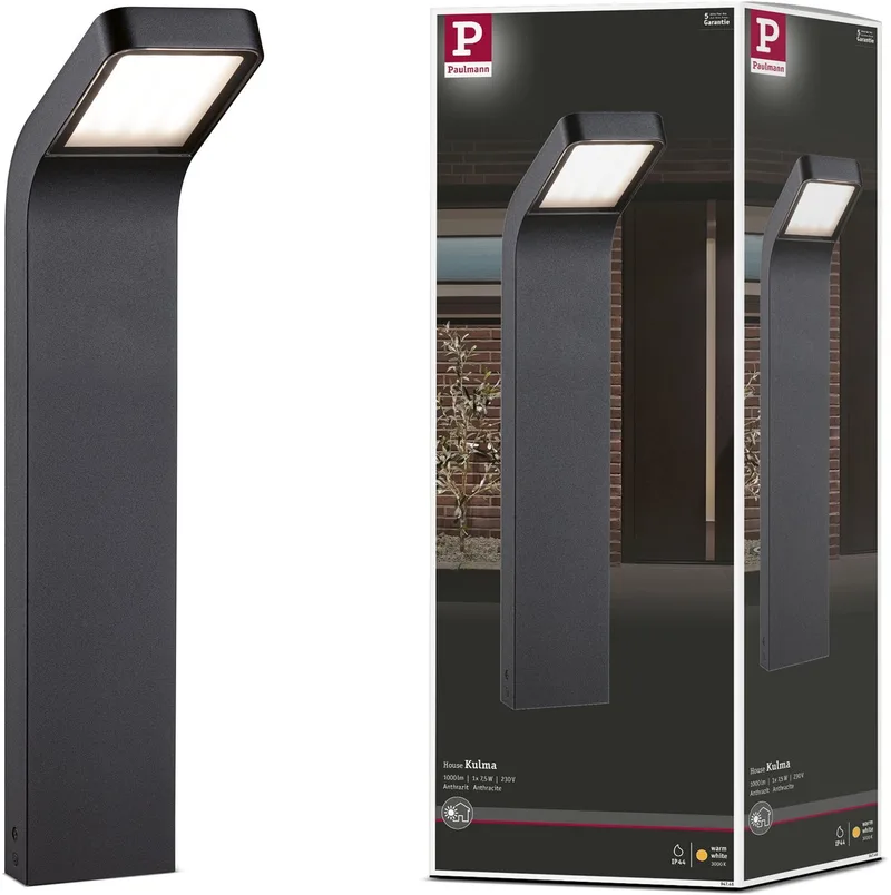 Éclairage dallée Paulmann 94746 Kulma Poller anthrazit LED 7.5 W anthracite de Paulmann en Anthracite – photo produit