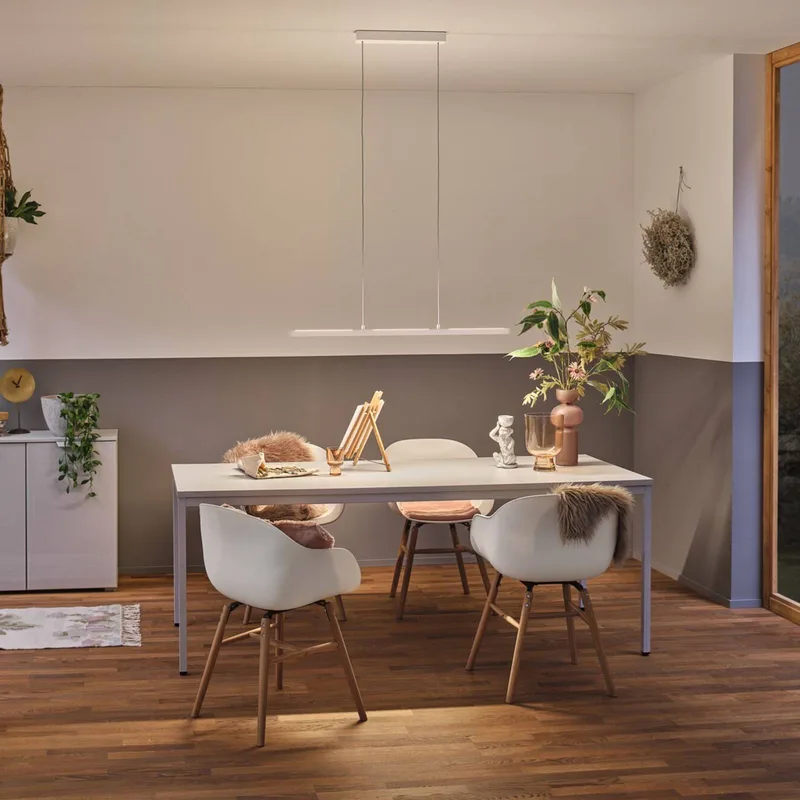 LED hanglamp Lento 100 cm up/down, dimbaar från Paulmann i Vit – produktbild