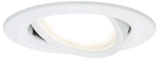 Spot encastrable LED 3-Step-Dim Nova Coin kit de base orientable rond 84 mm 50° Coin 3x6W 3x470lm 230V dimmable 2700K de Paulmann en Wit mat – photo produit 3 sur 3