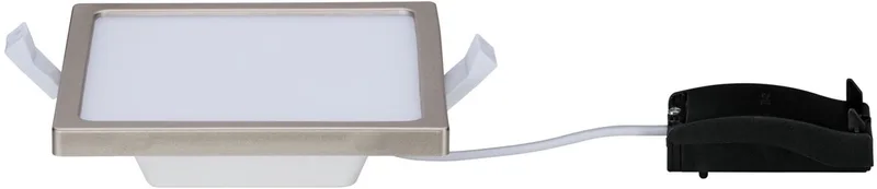 Areo Panneau encastrable LED pour salle de bain LED LED intégrée 8 W IP44 nickel (mat) de Paulmann en Nikkel mat – photo produit