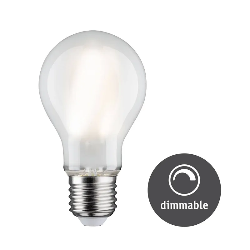 LED lamp E27 9W 4.000K mat dimbaar van Paulmann – productfoto