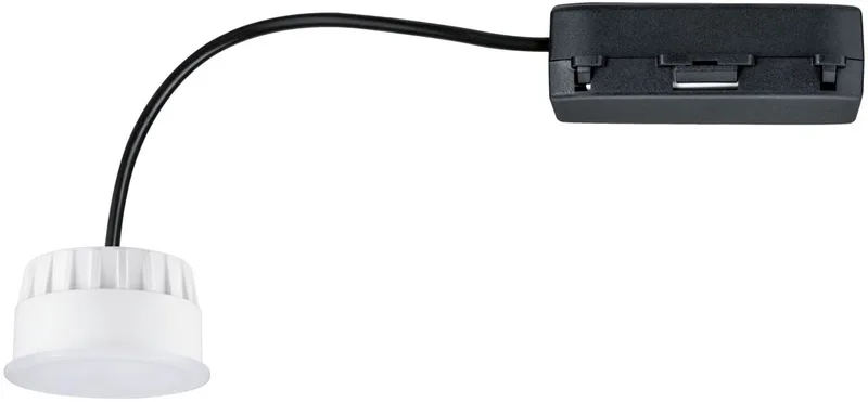 LED-module inbouwlamp Easy Dim Choose Coin Set van 3 rond 51 mm Coin 3x6,5W 3x630lm 230V dimbaar 2700K fra Paulmann i Satijn – produktbillede