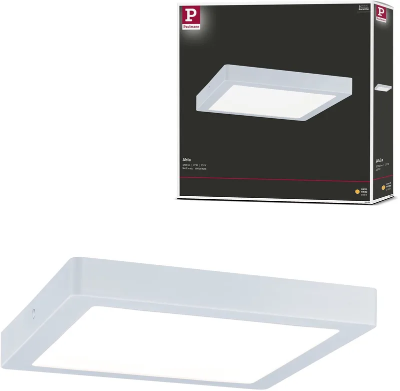 Abia 70900 LED-panel 22 W Varmhvid Hvid (mat) fra Paulmann i Hvid – produktbillede