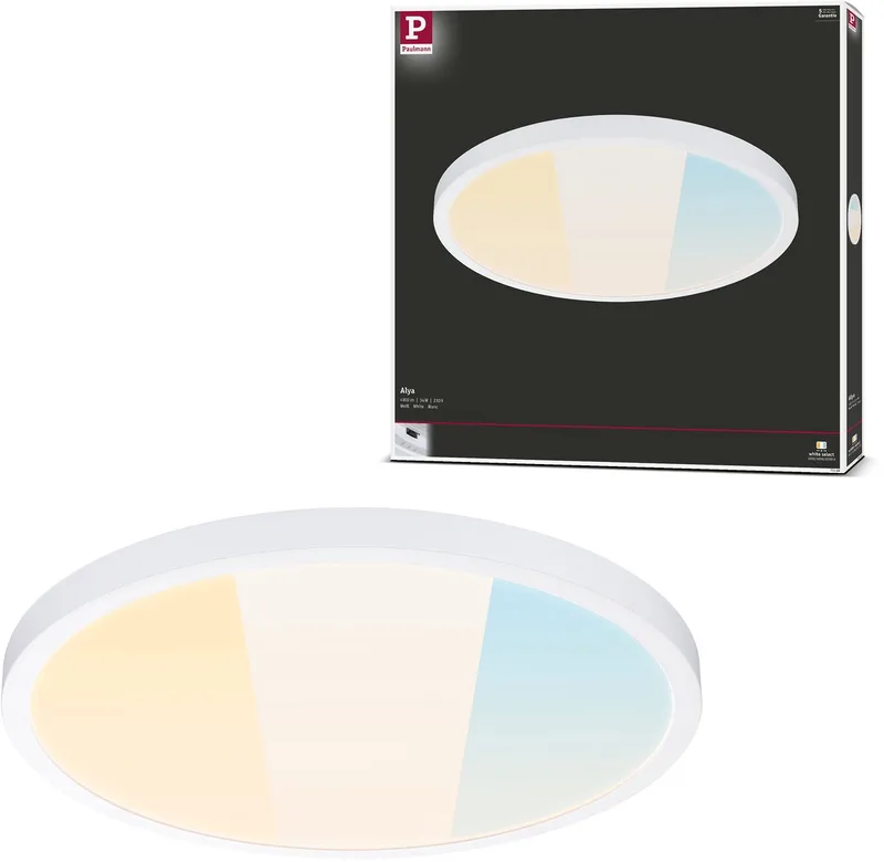 Alya 71188 LED-Panel 35 W Warmweiß Weiß von Paulmann in Weiß – Produktfoto