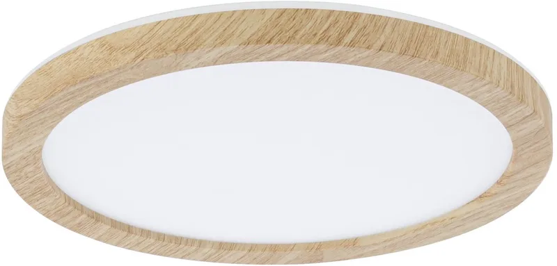 LED-paneel Atria Shine Backlight IP44 rond 190 mm 11,2W 850lm 4000K von Paulmann in Houtlook – Produktfoto