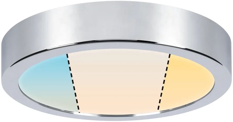 LED-paneel Aviar IP44 rond 220 mm 13W 1050lm White Switch de Paulmann en Chrome – photo produit
