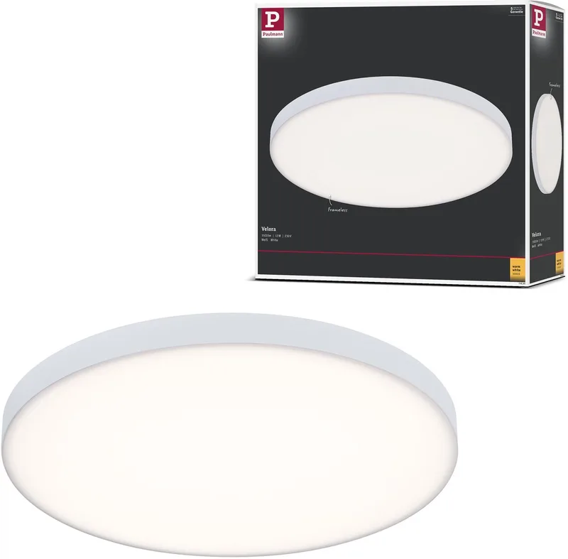 Velora 79890 Plafonnier LED blanc chaud blanc de Paulmann en Blanc – photo produit