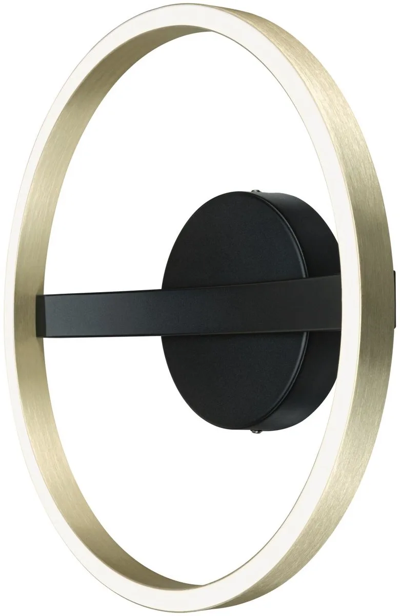 LED-plafondlamp 3-Step-Dim Melira 2700K 1690lm 230V 24W dimbaar Zwart mat, Goud från Paulmann i Zwart mat, Guld – produktbild