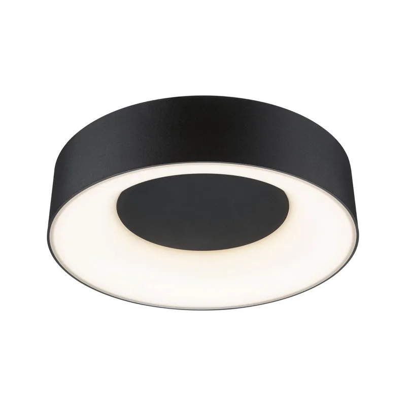 LED-plafondlamp Casca IP44 White Switch 1500lm 230V 16W van Paulmann in Zwart mat – productfoto 5 van 5