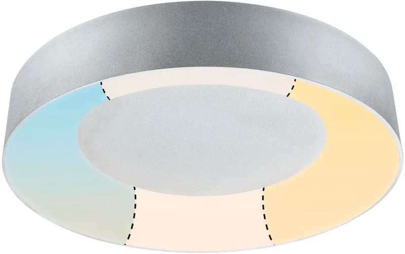LED loftlampe Casca IP44 White Switch 2100lm 230V 23W fra Paulmann i Alu mat – produktbillede