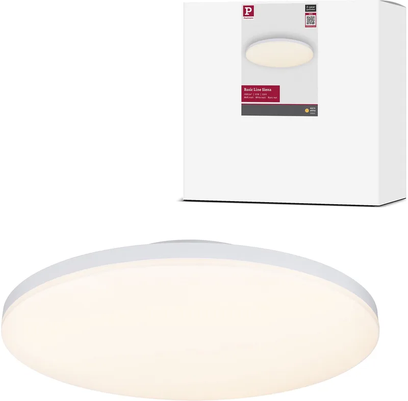 LED-plafondlamp Siena 3000K 360 mm 1700lm 230V 22W de Paulmann en Wit mat – photo produit