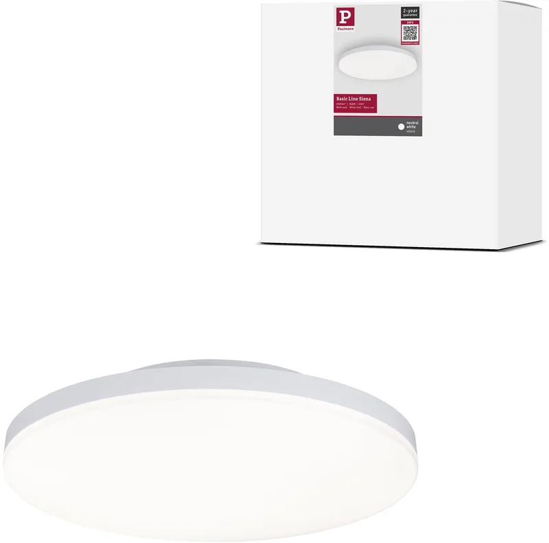 LED-plafondlamp Siena 4000K 260 mm 1600lm 230V 18,8W by Paulmann in Wit mat – product photo