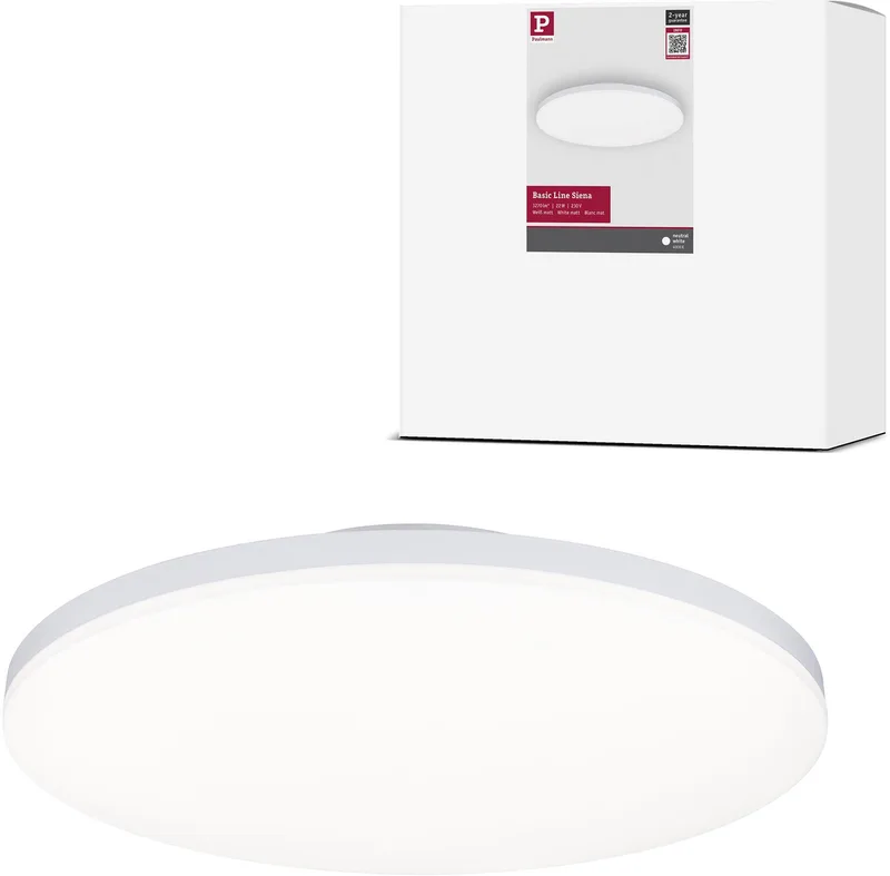 LED-plafondlamp Siena 4000K 360 mm 1900lm 230V 22W von Paulmann in Wit mat – Produktfoto