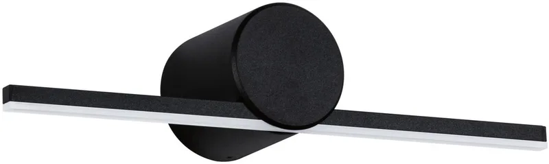 LED-spiegellamp Sava IP44 3000K 250lm 230V 4,2W fra Paulmann i Zwart mat – produktbillede