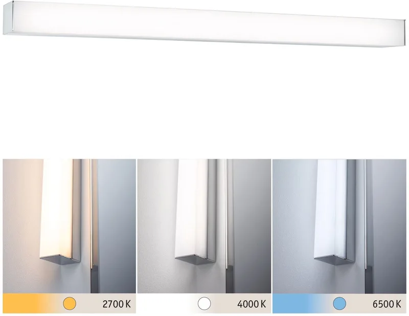 Tova LED Applique Murale TW 6,2W IP44 Dim. Chrome/Blanc de Paulmann en Chrome, Blanc – photo produit