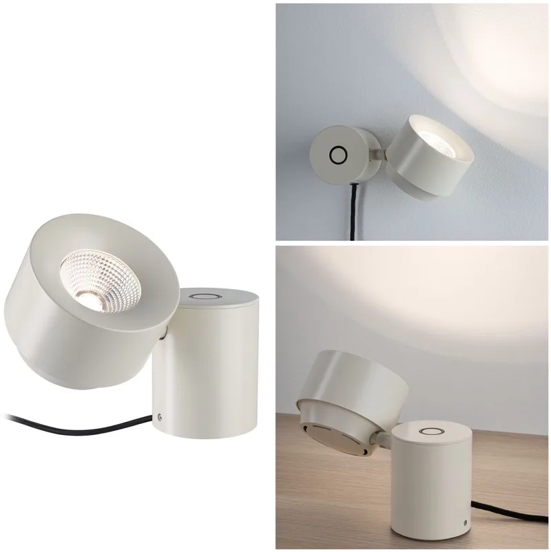 LED-tafellamp 3-Step-Dim Pane 2700K 328lm 3W van Paulmann in Crème – productfoto