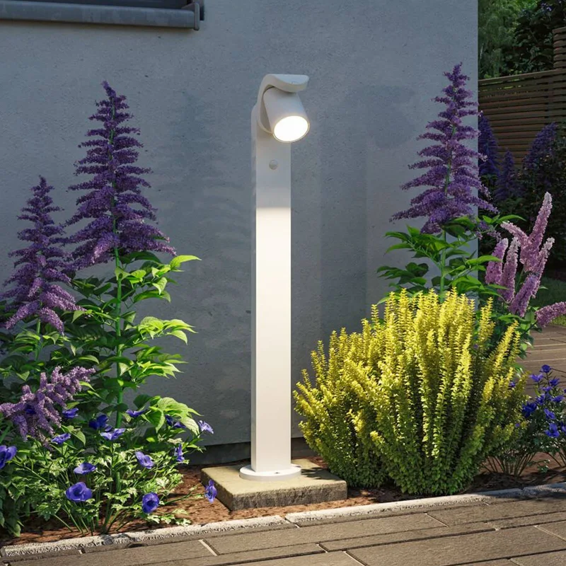 LED tuinpadverlichting Cuff, aluminium, sensor fra Paulmann i Hvid – produktbillede