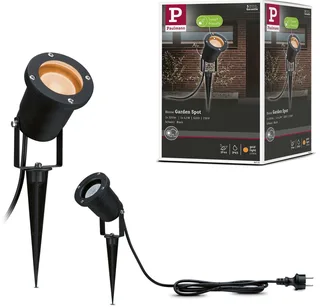 Paulmann 94731 Garden Spot 2200K Gartenstrahler LED GU10 4.3 W Schwarz von Paulmann in Schwarz – Produktfoto 1 von 2