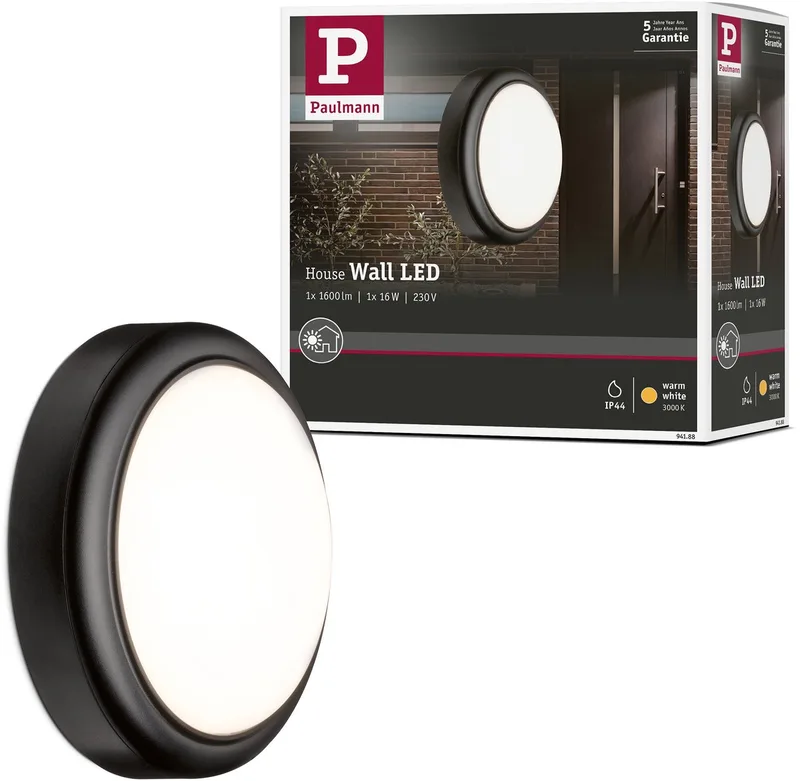 Applique LED extérieure anthracite 1x Paulmann 94188 15 W N/A 1 pc(s) de Paulmann en Gris – photo produit